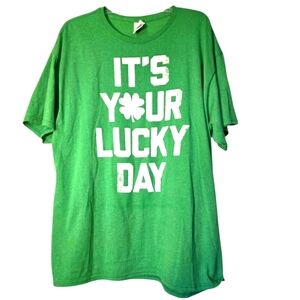 Delta Green Graphic T-Shirt XL Like New It's Your Lucky Day